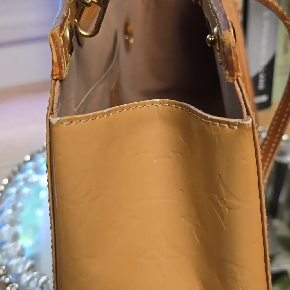 Vernis louis vuitton satchel shoulder bag with strap - Picture 5 of 14